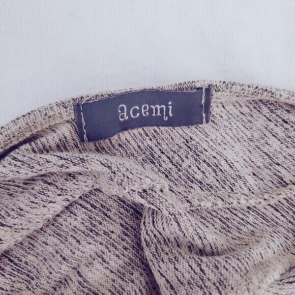 Gray ACEMI Warm Grey Heather Ballet Style Skater Dress- Small - Picture 10 of 13